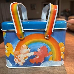 Vintage Care Bears tin box